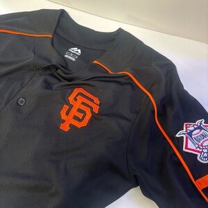 Majestic Black and Orange Giants Jersey MLB